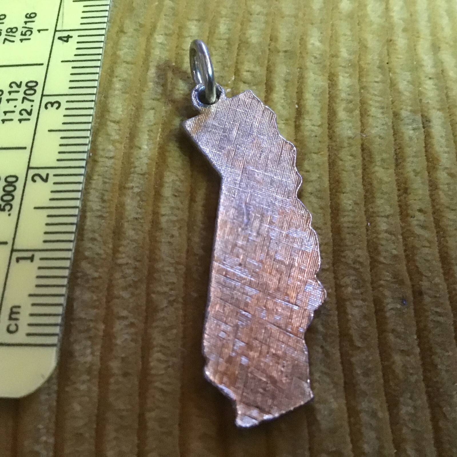 vintage california pendant = blue color =san jose CASE credit union circa 1959