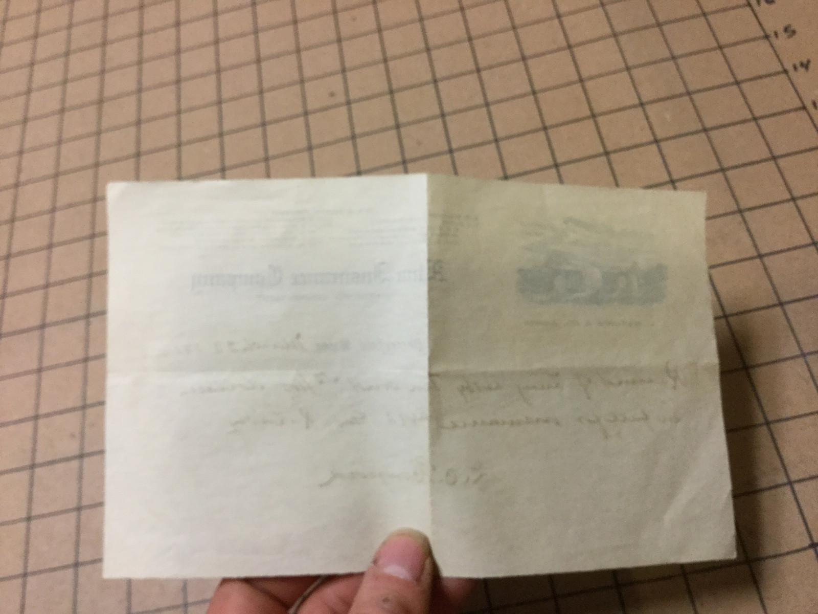 Vintage Original – 1922 AETNA INSURANCE CO Letterhead w vignette