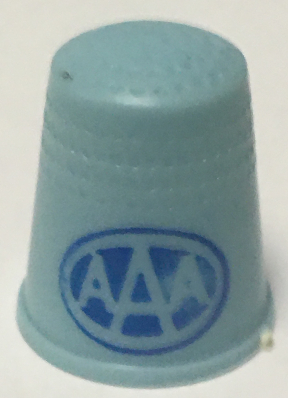 AAA Triple A Thimble Plastic Vintage Souvenir Collectible