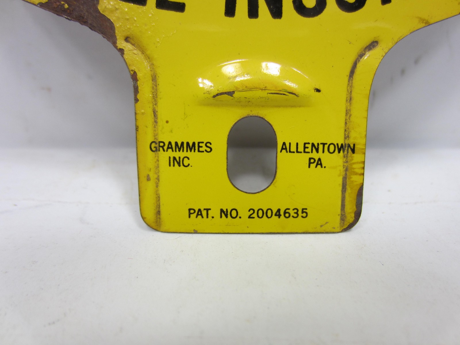 Vintage Farmers Mutual Auto Insurance License Plate Topper