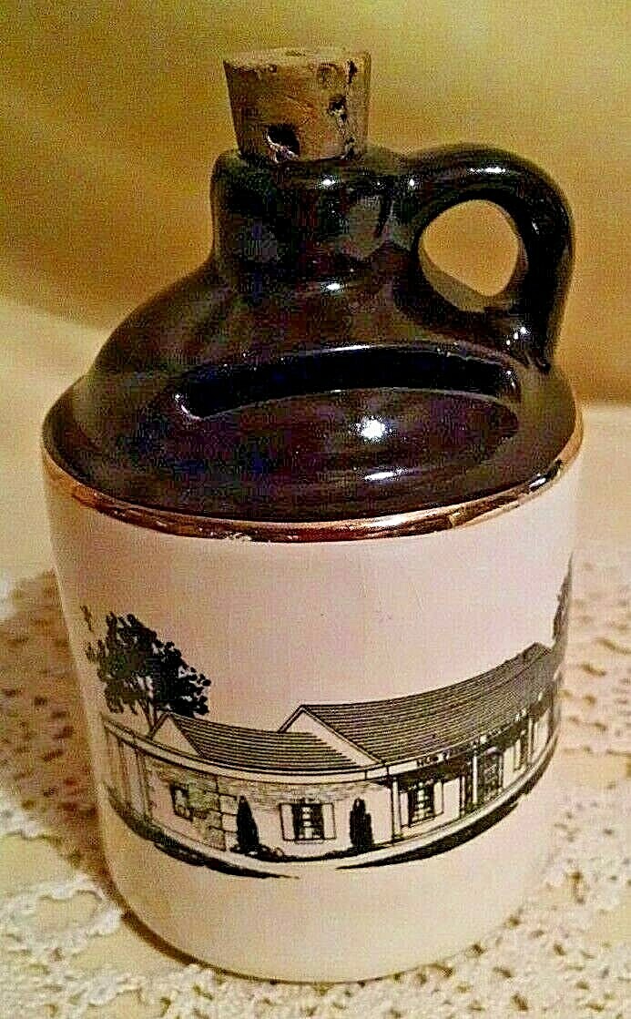 HUB FEDERAL BANK GAHANNA OHIO VINTAGE JUG SHAPED CORK STOPPER SAVINGS LOAN.