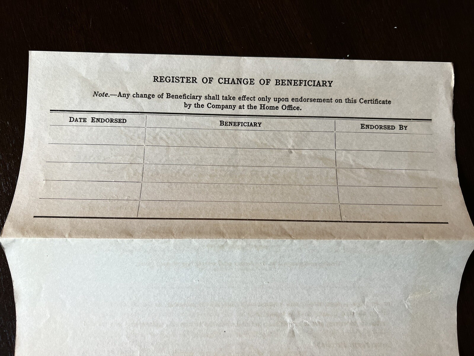 1929 JOHN HANCOCK LIFE INSURANCE POLICY CERTIFICATE MURRAY CORPORATION $2,000