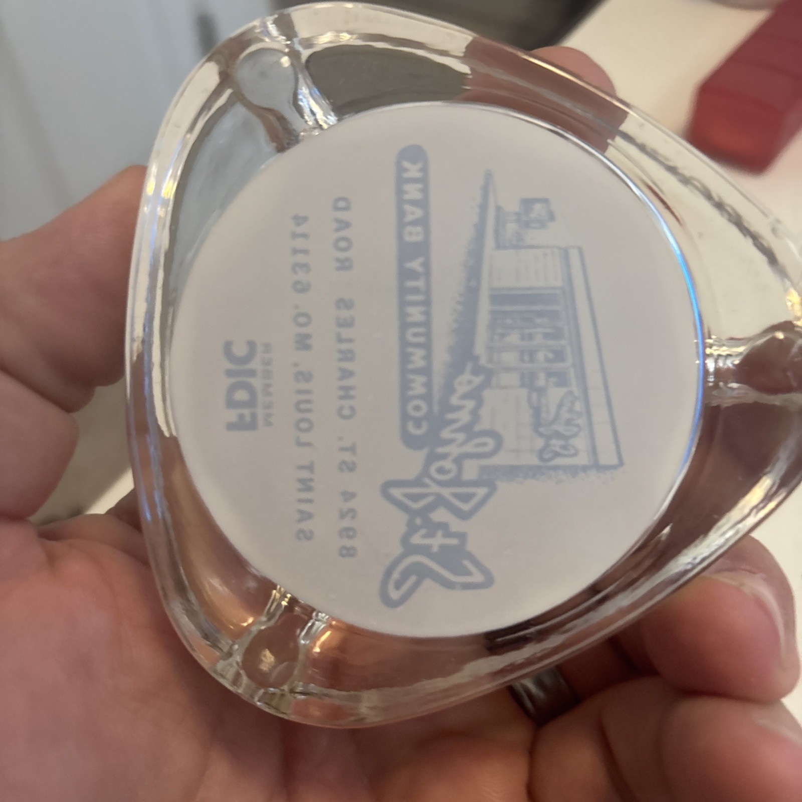 Vintage St. Johns Community Bank St Charles Rock Road St Louis Missouri Ashtray