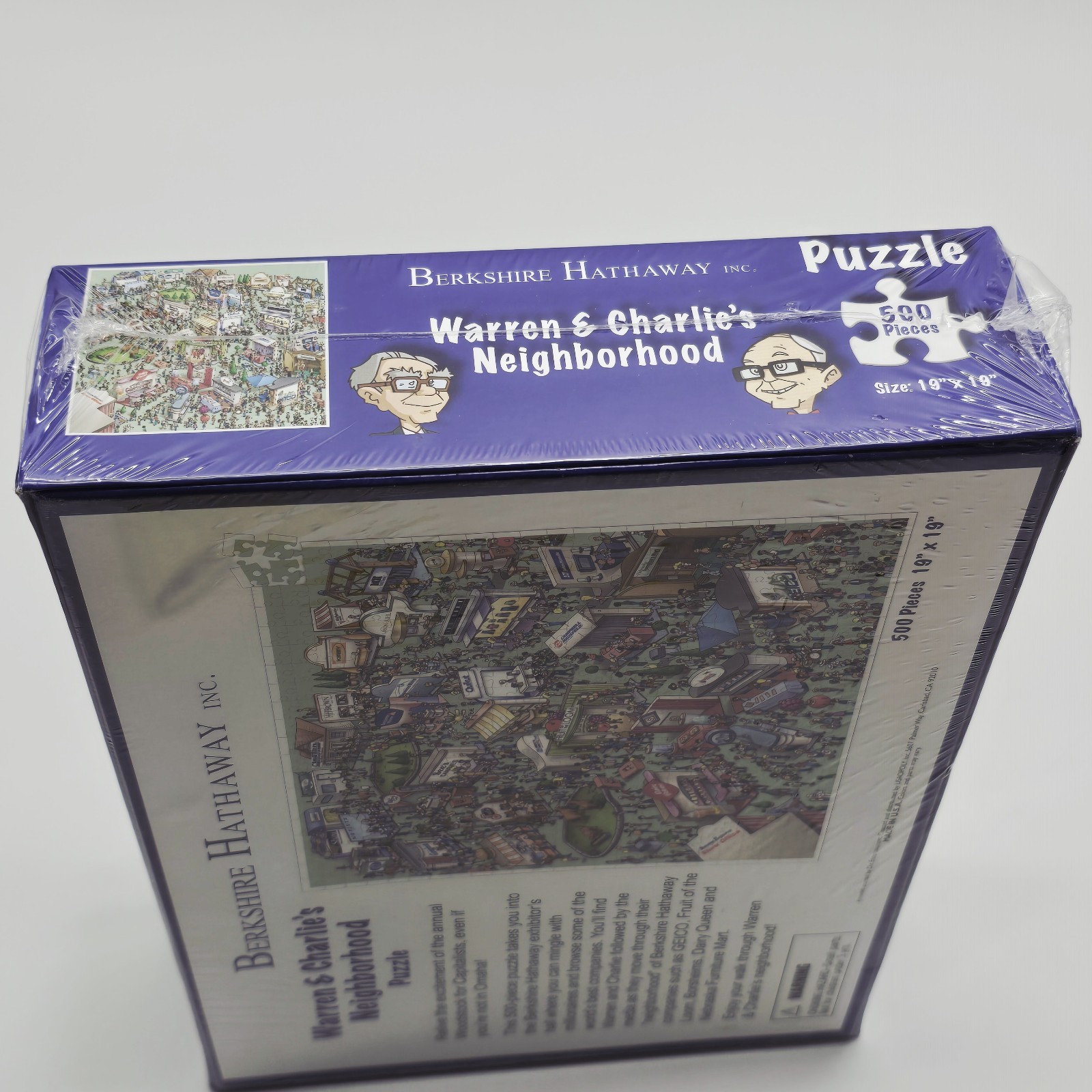 Warren Buffett & Charlie Munger Neighborhood Puzzle Berkshire Hathaway Exclusive