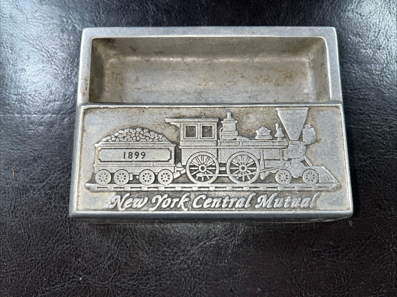 Vintage New York Central Mutual 1899 Paper Weight Clip Holder THE WILTON CO