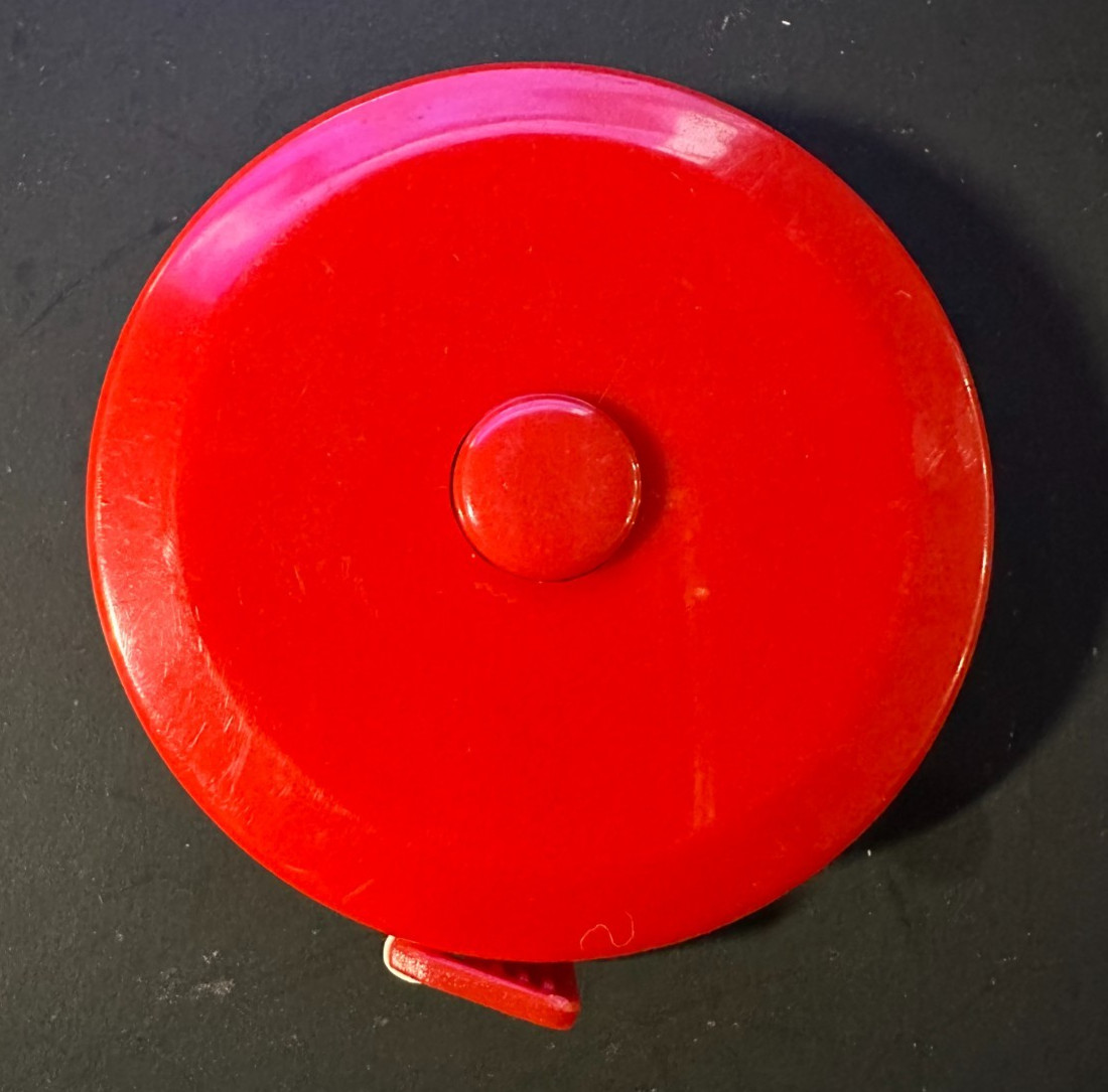 Vintage State Farm Insurance Pocket Measuring Tape RED Free Shipping
