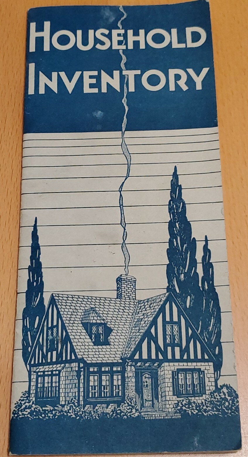 1950s Household Inventory Checklist Barkley Insurance Agency Fairchance PA