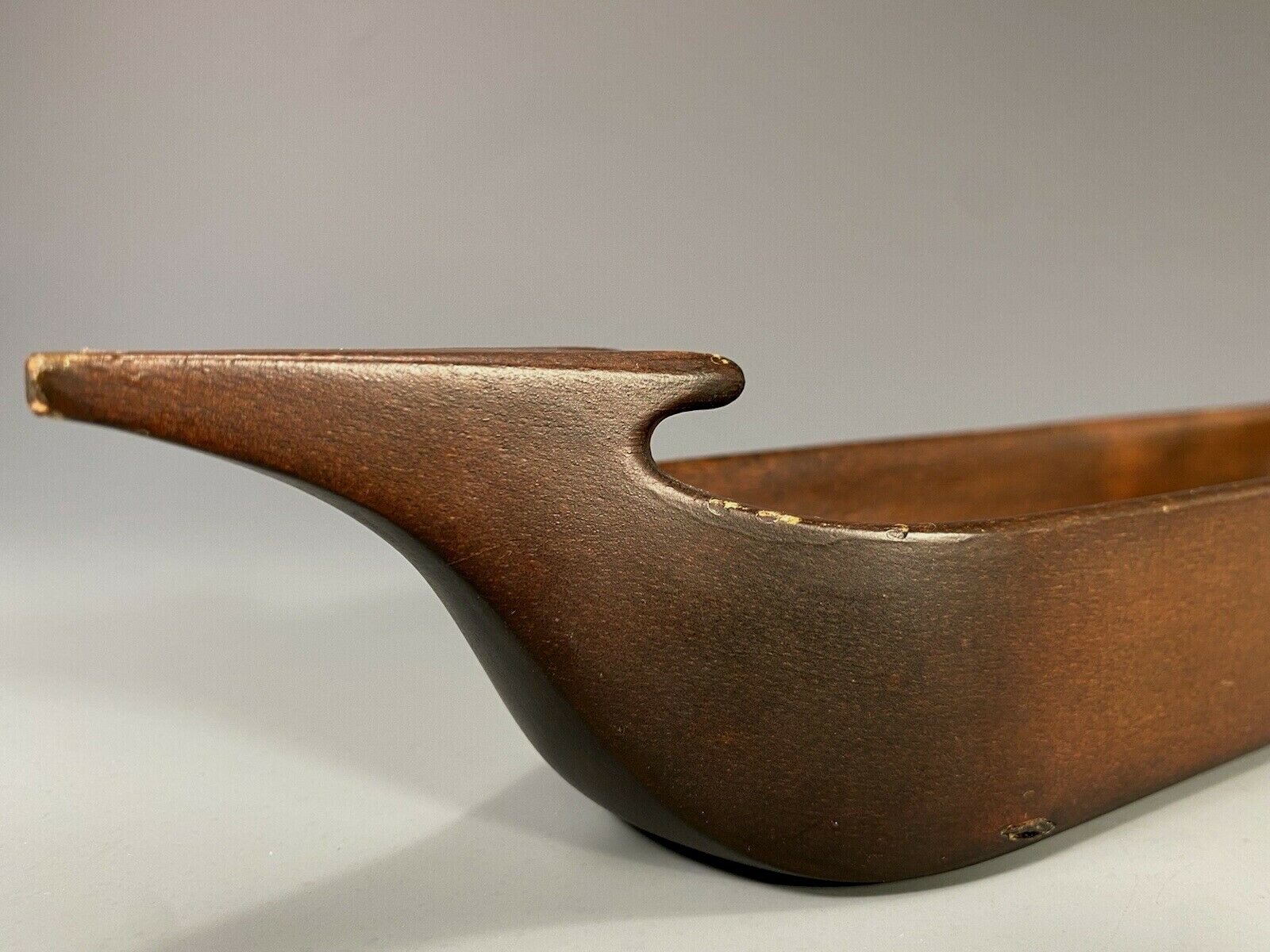 Carved Wood Zoomorphic Shape Asian Market Wells Fargo stagecoach Pencil tray