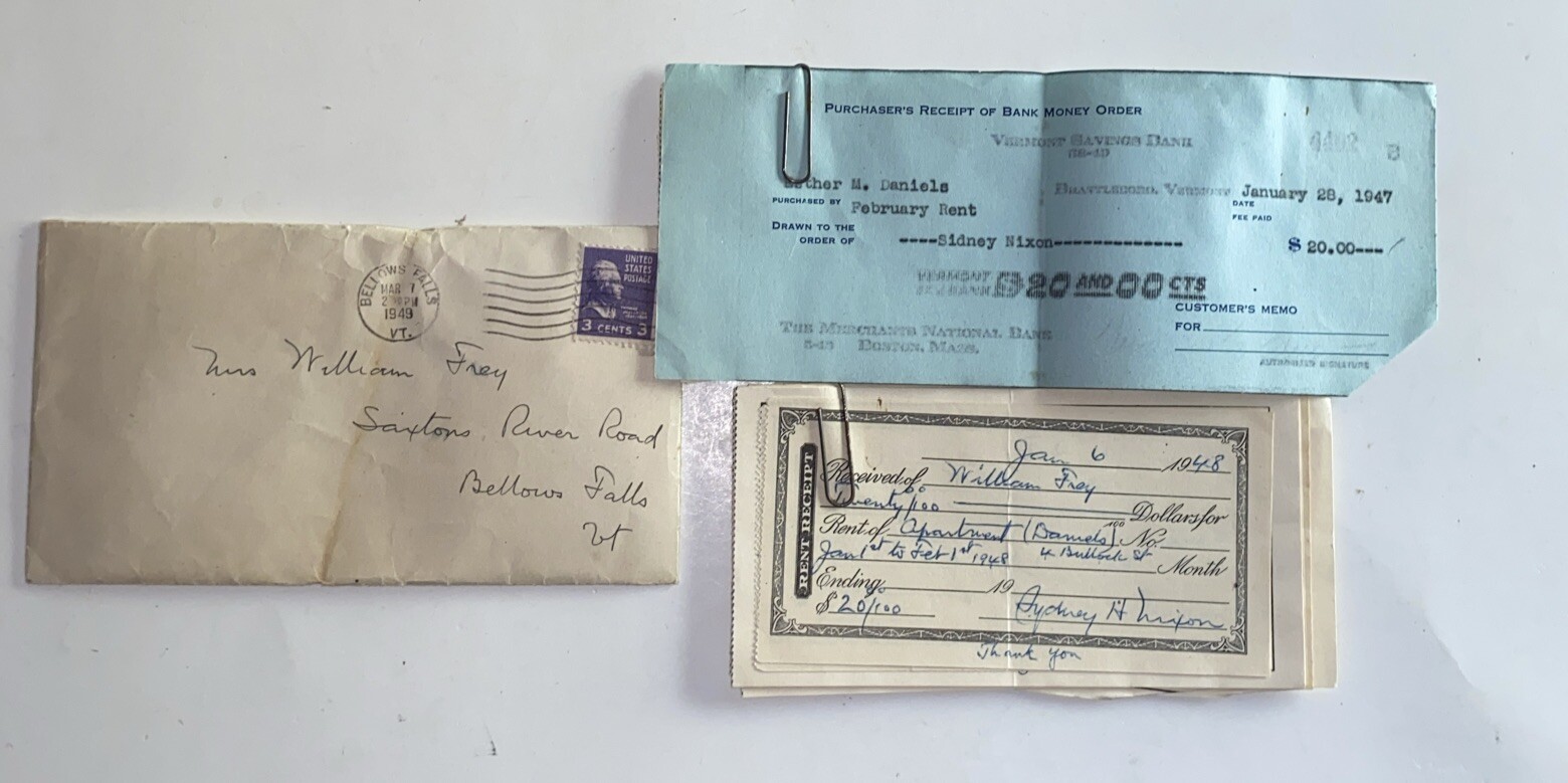 VINTAGE VERMONT SAVINGS BANK LOT & Other Ephemera 1940’s & 50’s