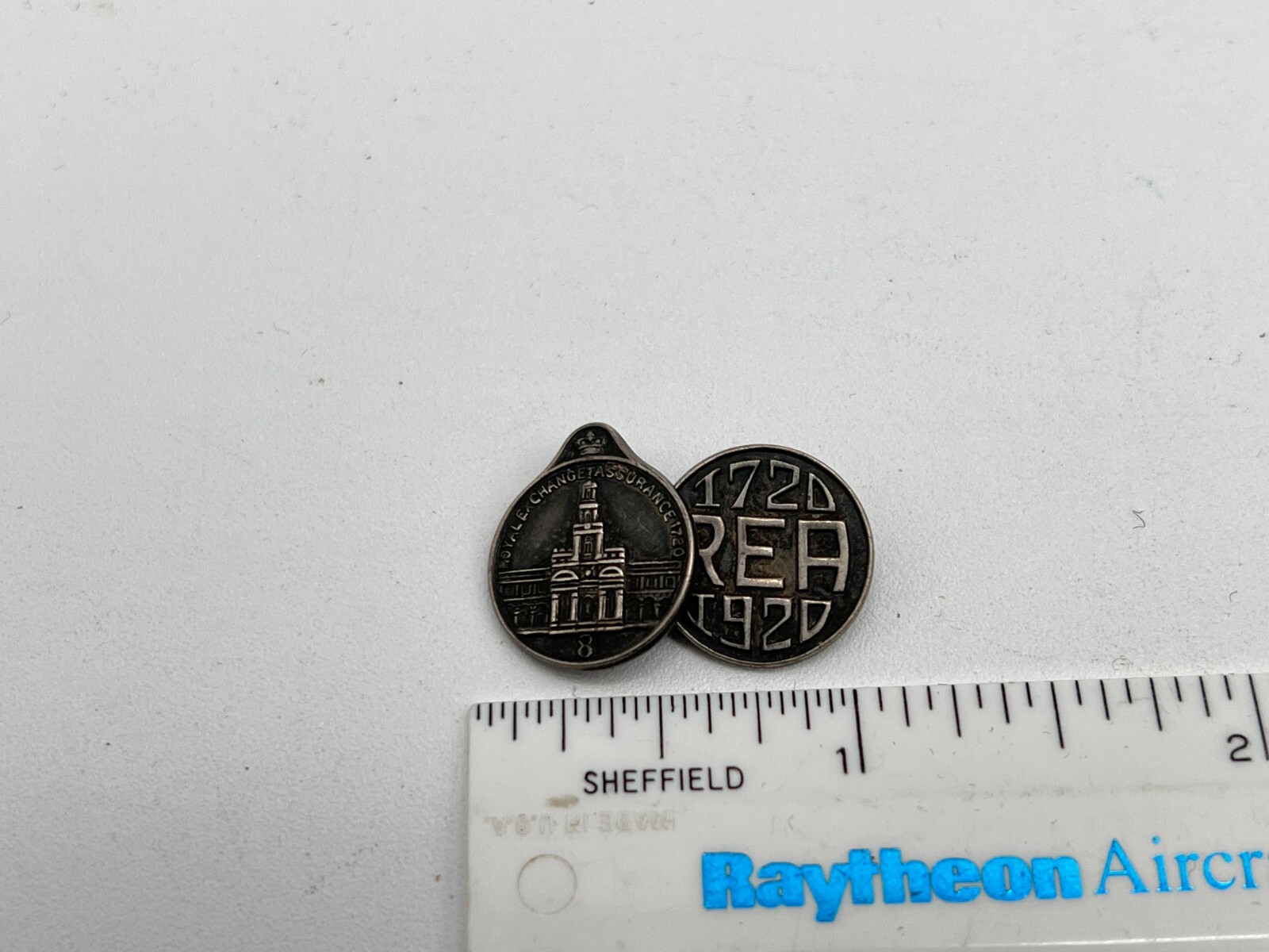 Vintage Royal Exchange Assurance REA 1720-1920 Insurance Co. Cufflink – Sterling