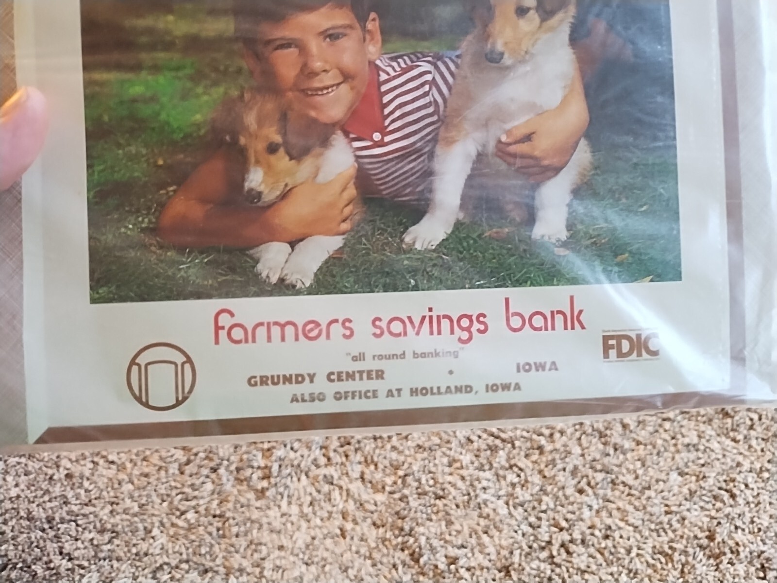 Vtg 1973 Farmers Savings Bank Calendar Grundy Center Holland Iowa New in Plastic
