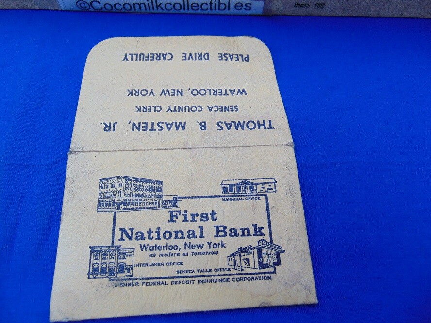 Vintage 1960’s Return Change Envelope First National Bank Waterloo NY Seneca Cou