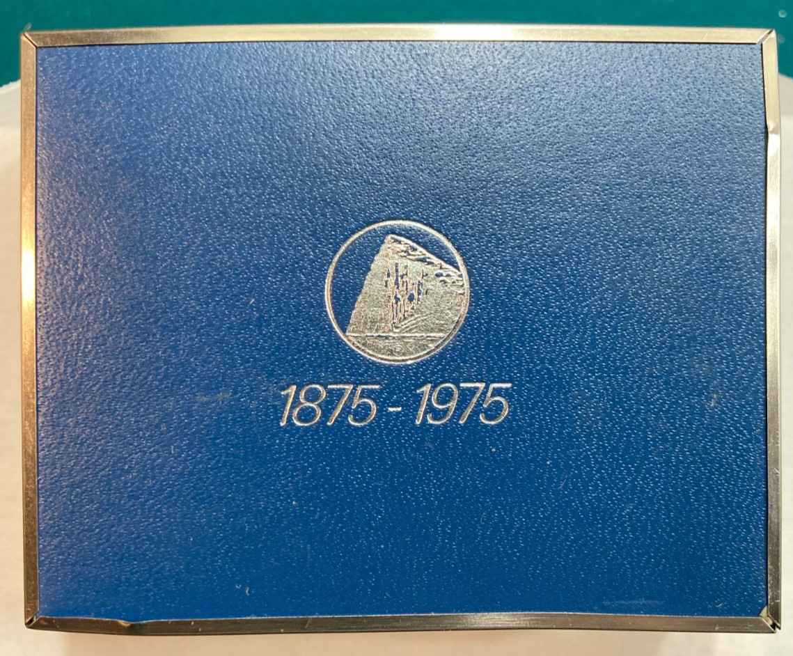 1975 Prudential Insurance 100th Anniversary Sterling Silver Keychain With Box