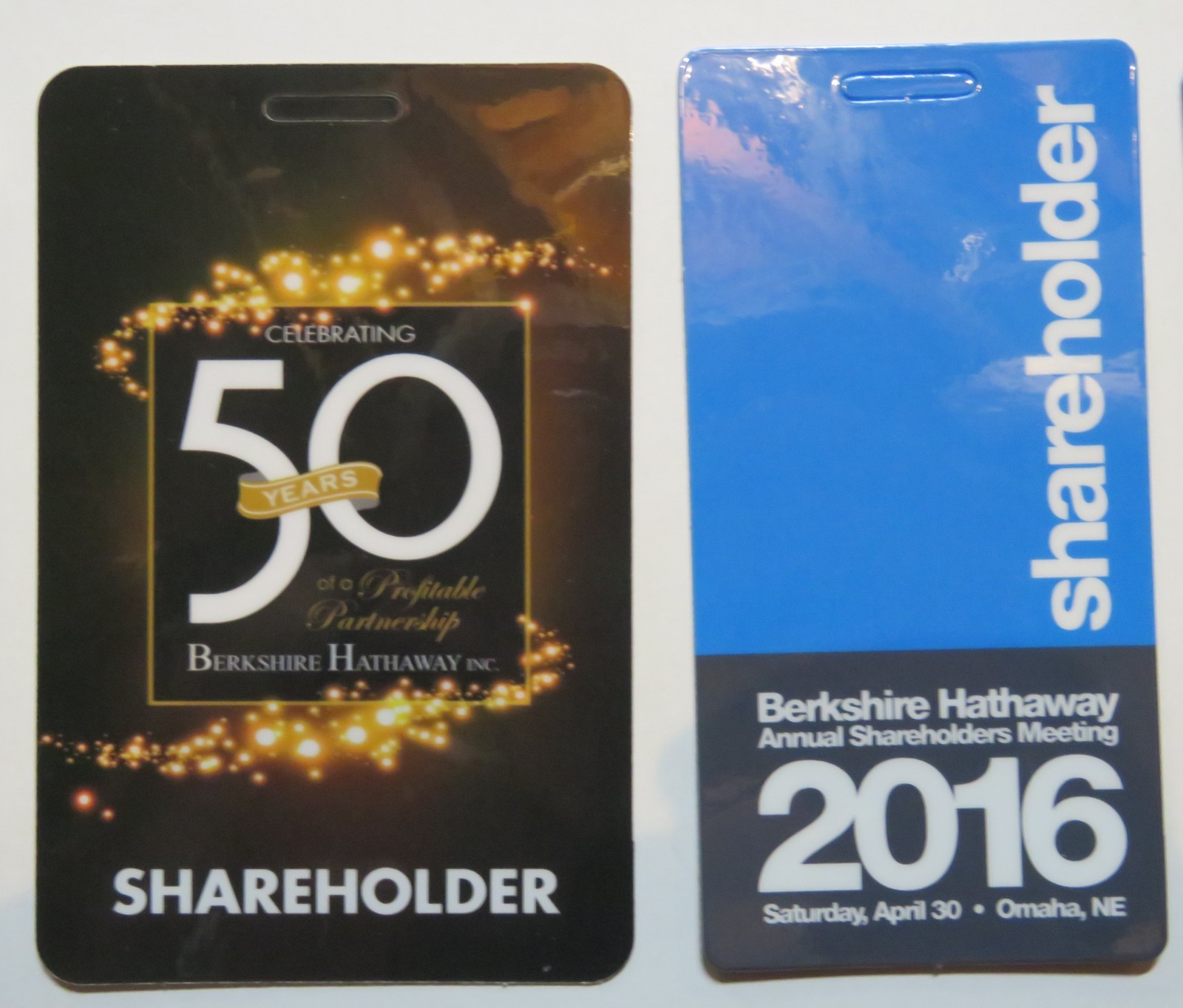 Berkshire Hathaway Warren Buffett Shareholder Meeting Passes Credential Lanyards