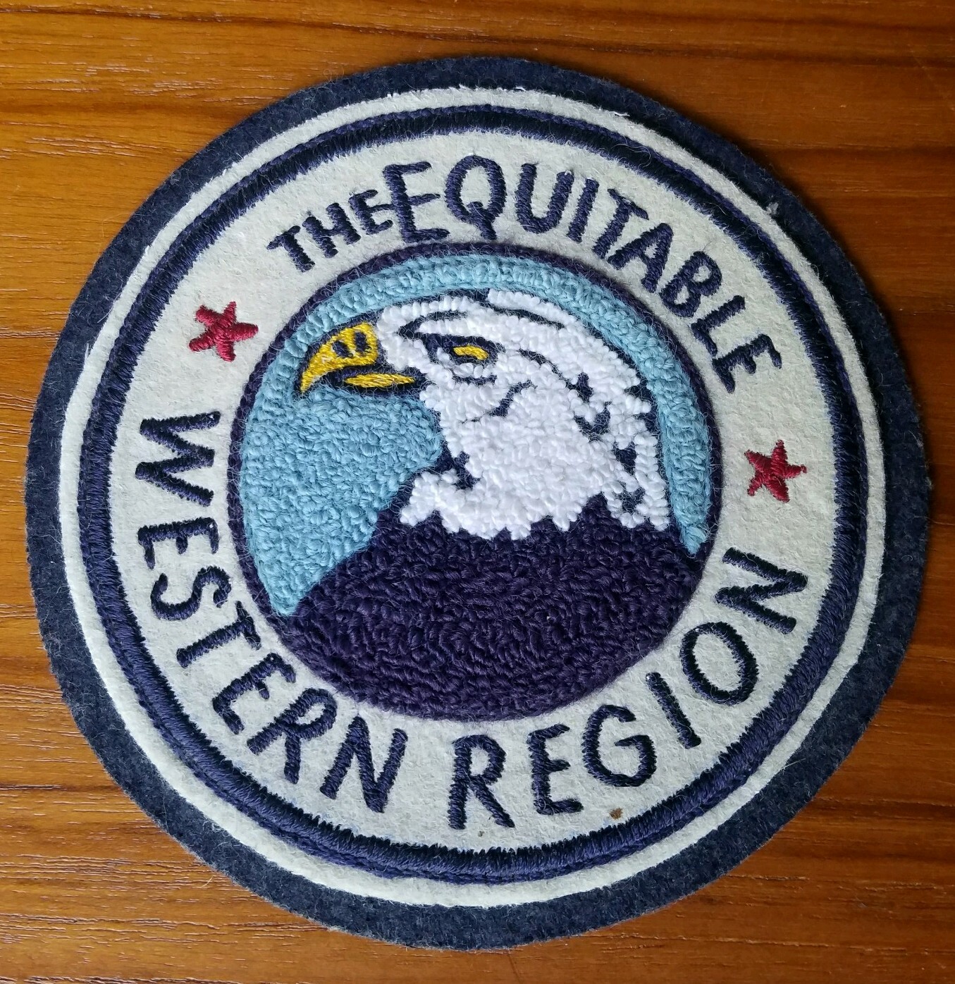 Vintage The Equitable Insurance Company Western Region Patch Eagle 5″