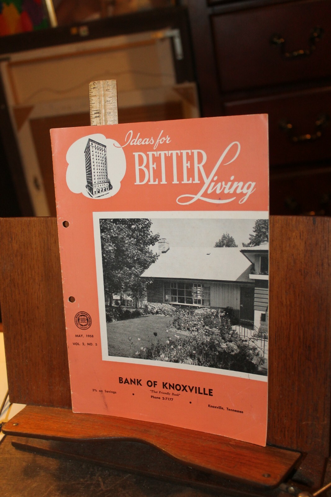 Vintage Bank of Knoxville Magazine Ideas For Better Living May 1958