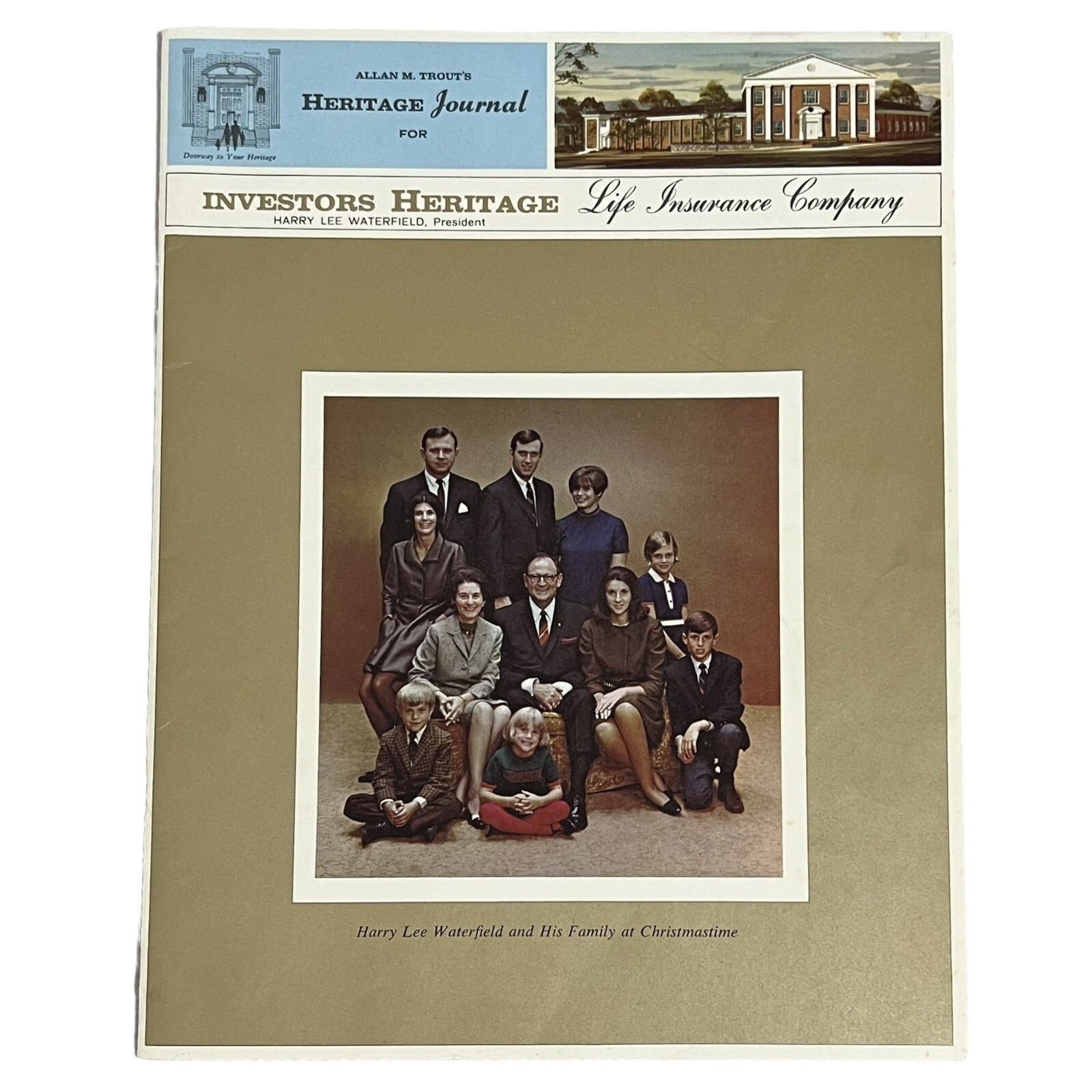 Vtg 1968 Investors Heritage Life Insurance Co Frankfort KY Harry L Waterfield