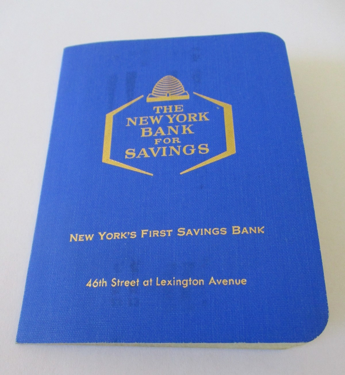 Vintage Historic New York Bank for Savings Passbook 1966 Term Account
