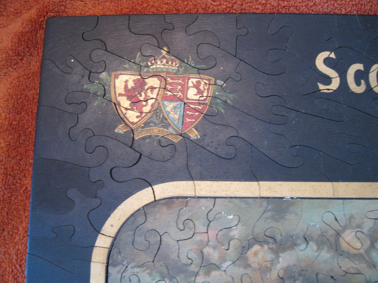 VTG Scottish Union & National Ins, Lady Butler, Scotland For Ever Wooden Puzzle