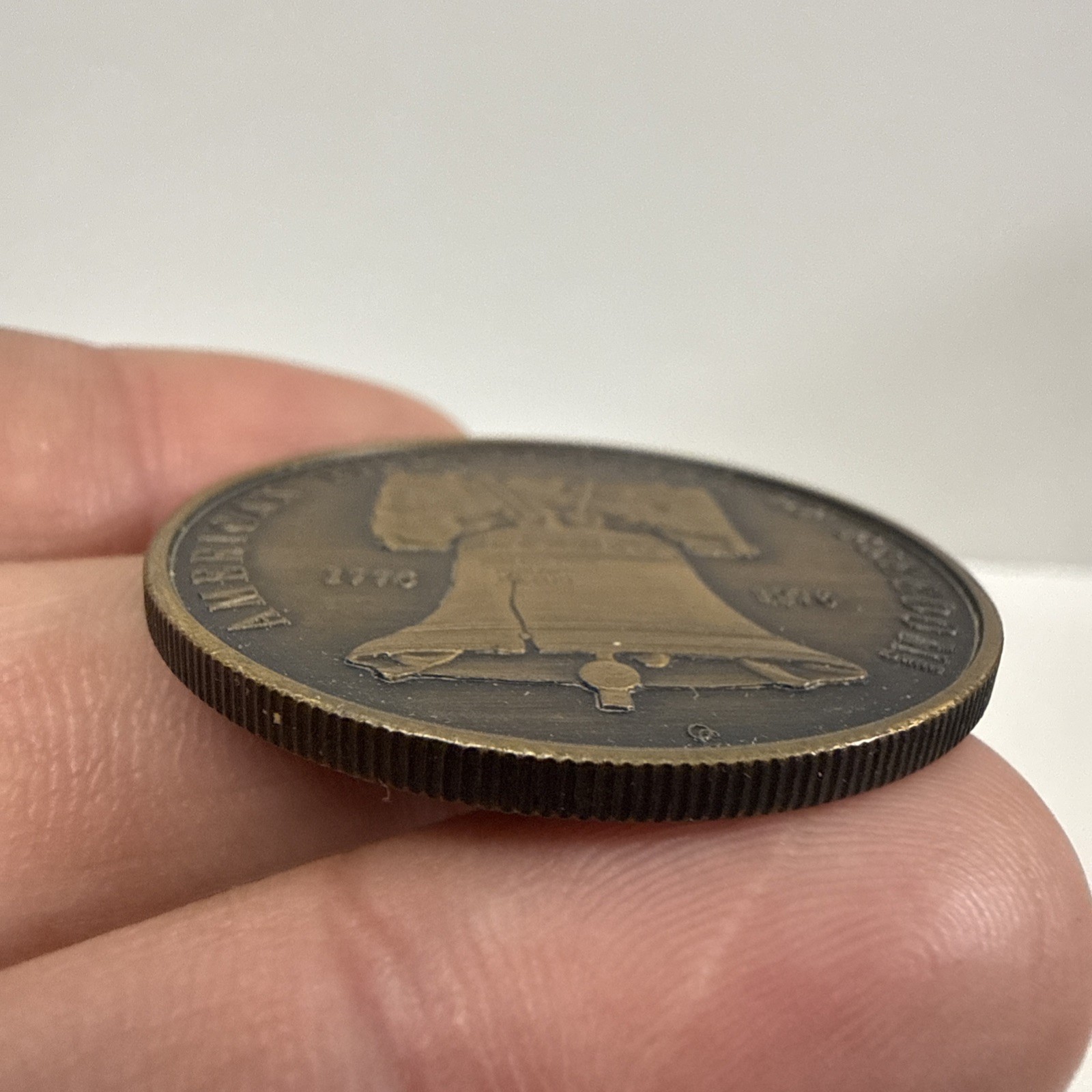 1976 1st State Bank, CHEROKEE STRIP CITY KIOWA, KANSAS Coin/Metal – Liberty Bell