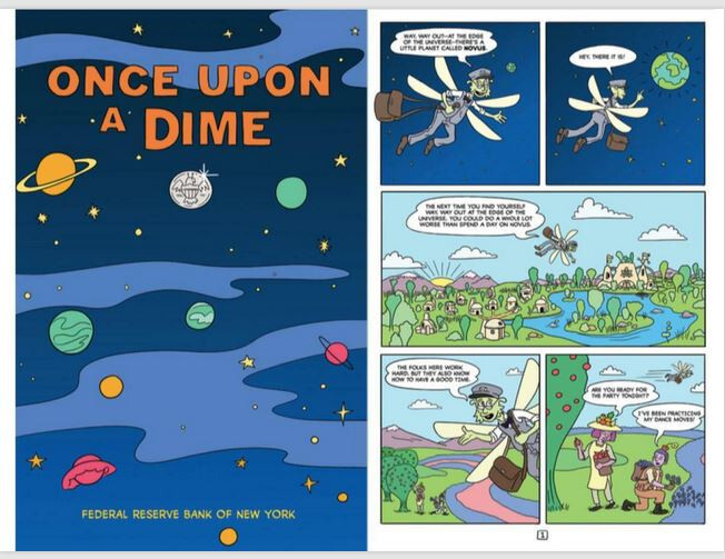 Federal Reserve Bank 35 Comic books 1st edition 2017 Once Upon a Dime Sealed Lot