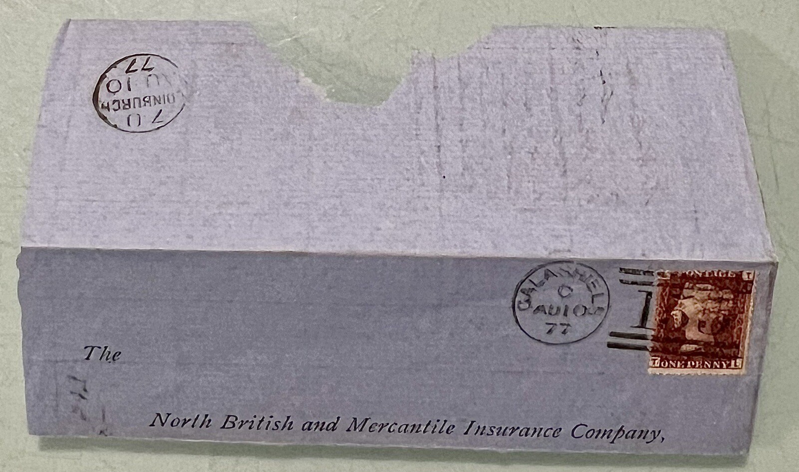 Lot of 8 NORTH BRITISH & MERCANTILE INSURANCE COMPANY 1870’s Letter Sheet Covers