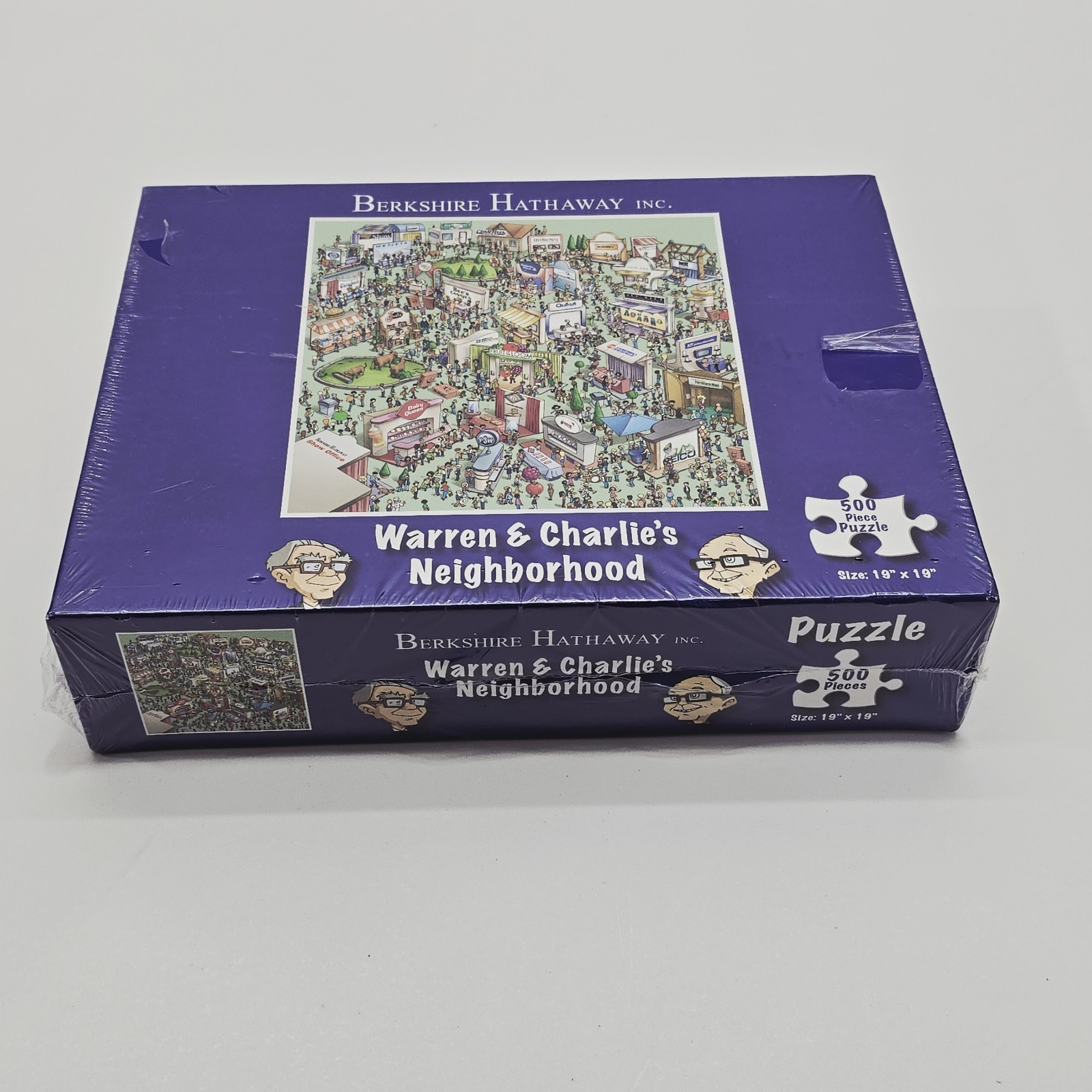 Warren Buffett & Charlie Munger Neighborhood Puzzle Berkshire Hathaway Exclusive